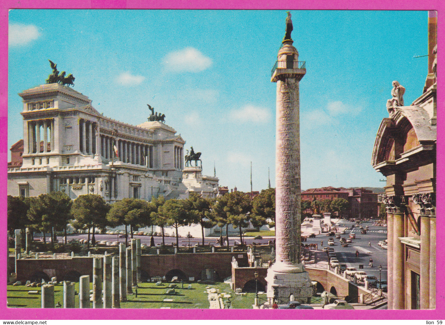 290450 / Italy - Roma (Rome) - Monumento A Vittorio Emanuele II (Altare Della Patria) Column Archaeology PC 233 Italia - Altare Della Patria