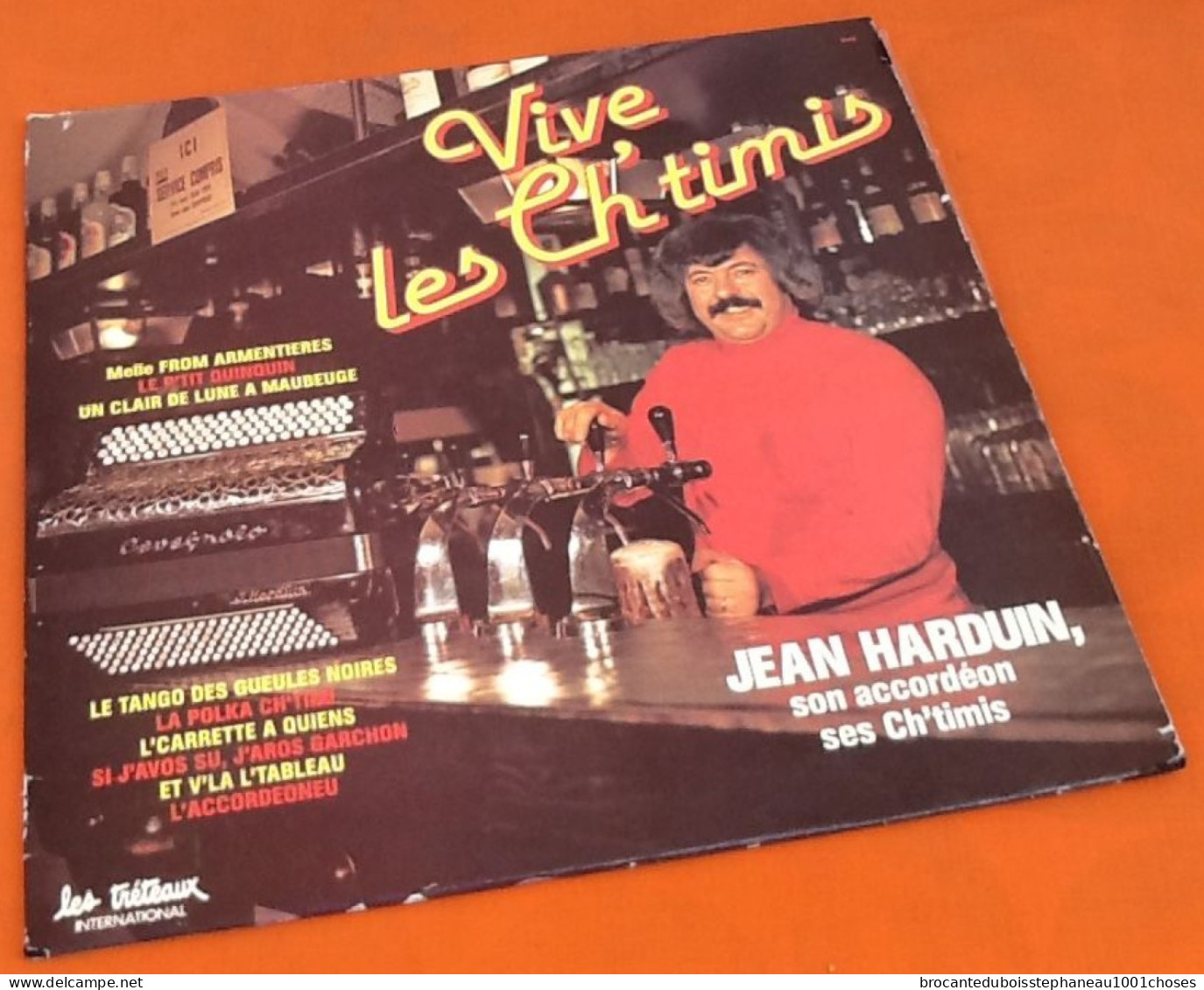 Vinyle 33 Tours   Vive Les Ch' Timis   Jean Harduin    Les Tréteaux 6480 - Country Y Folk