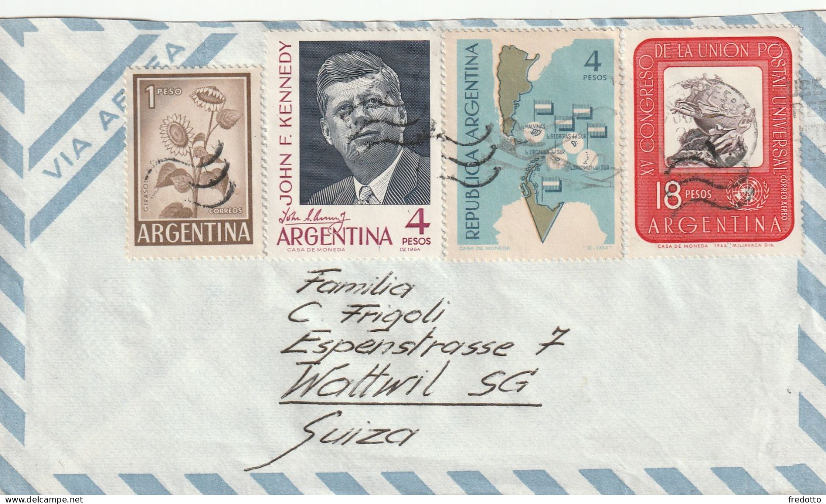 Argentinien - Brief - Luftpost In Die Schweiz. - Covers & Documents