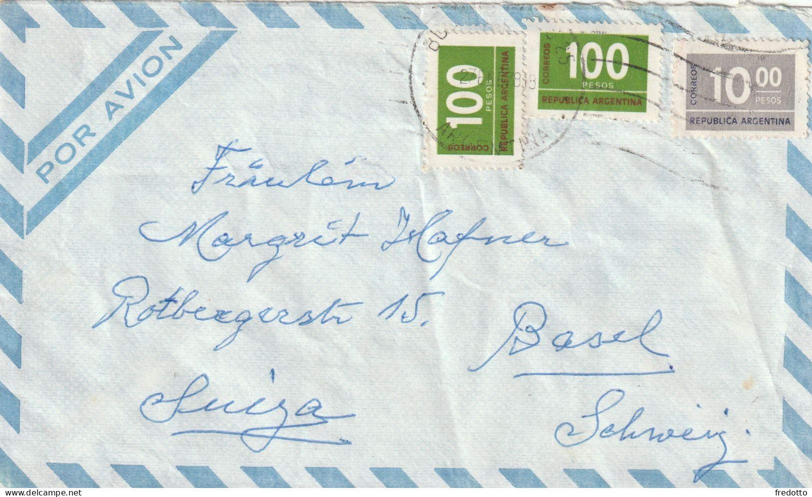 Argentinien - Brief - Luftpost In Die Schweiz. - Storia Postale