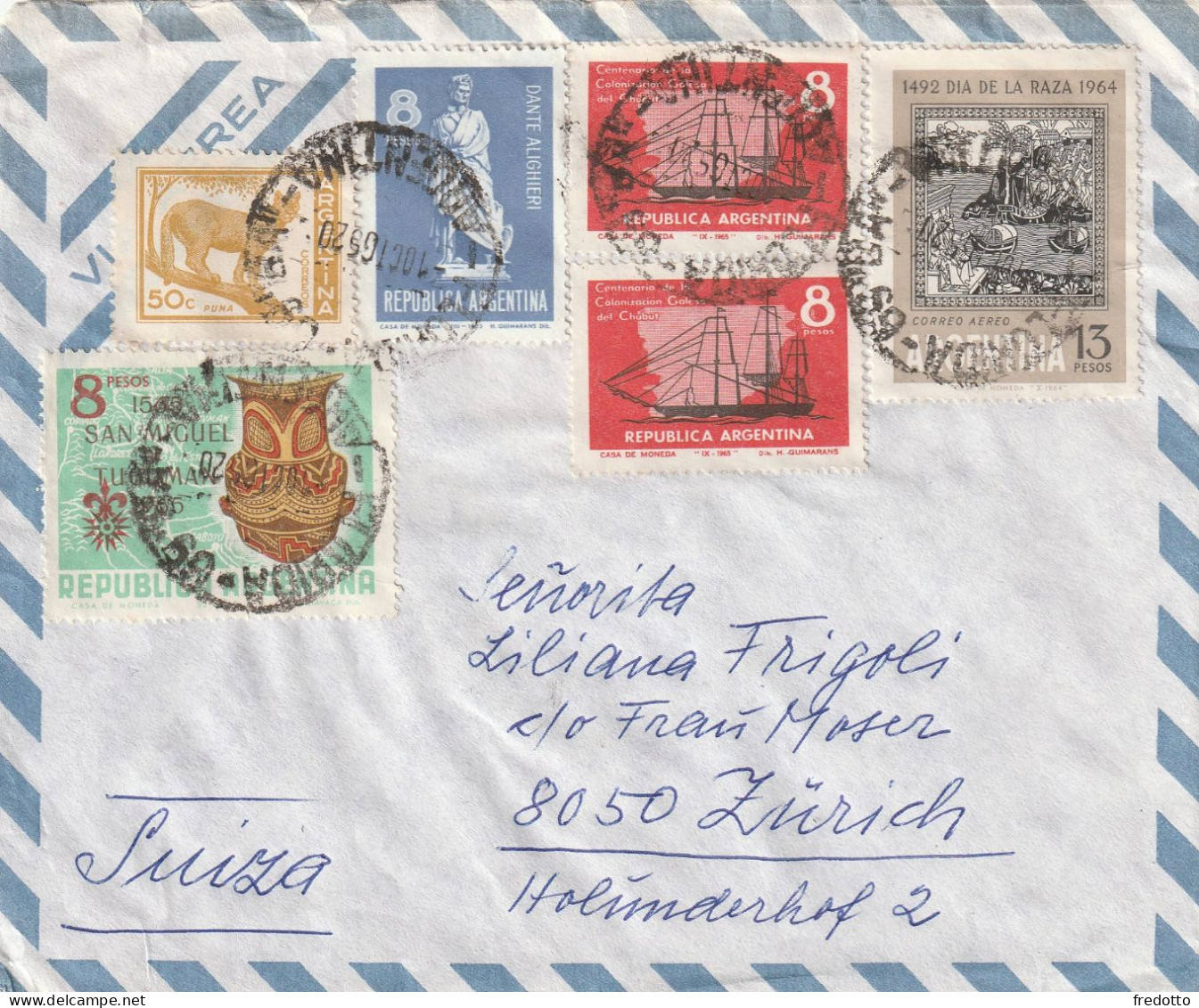 Argentinien - Brief - Luftpost In Die Schweiz. - Storia Postale