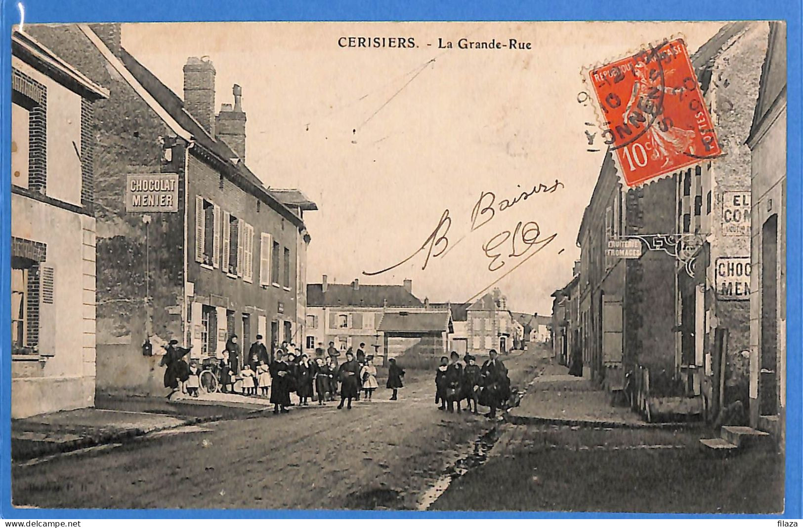 89 - Yonne - Cerisiers - La Grande Rue (N12587) - Cerisiers