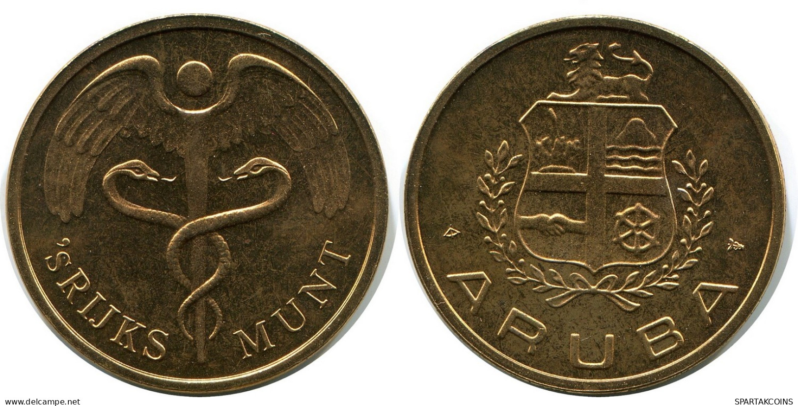 ARUBA ROYAL DUTCH MINT SET TOKEN NEERLANDÉS (From BU Mint Set) #AH040.E - Aruba