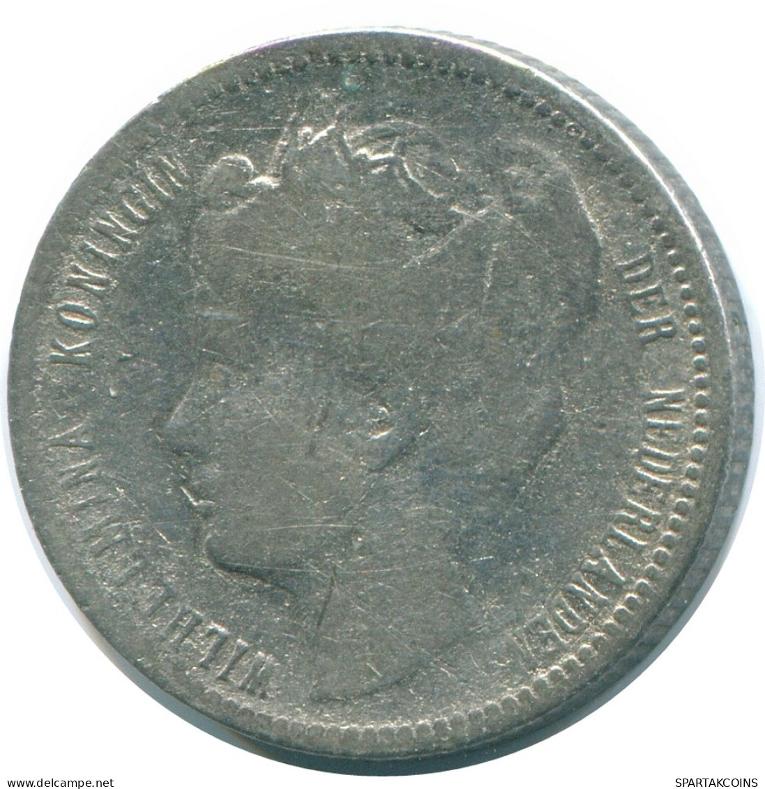 1/4 GULDEN 1900 CURACAO NEERLANDÉS NETHERLANDS PLATA Colonial #NL10435.4.E - Curacao