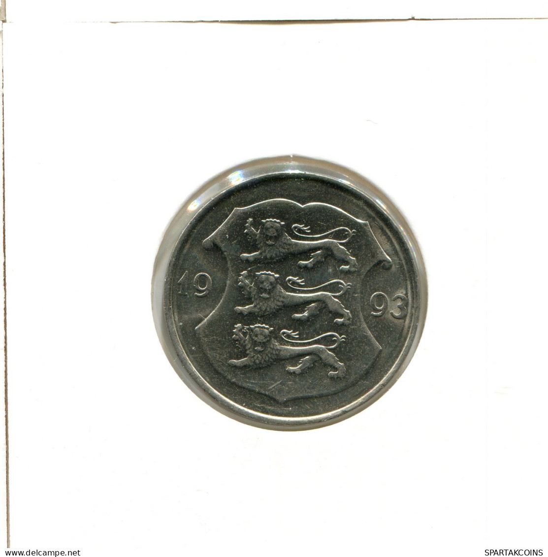 1 KROON 1993 ESTONIA Moneda #AX560.E - Estonie
