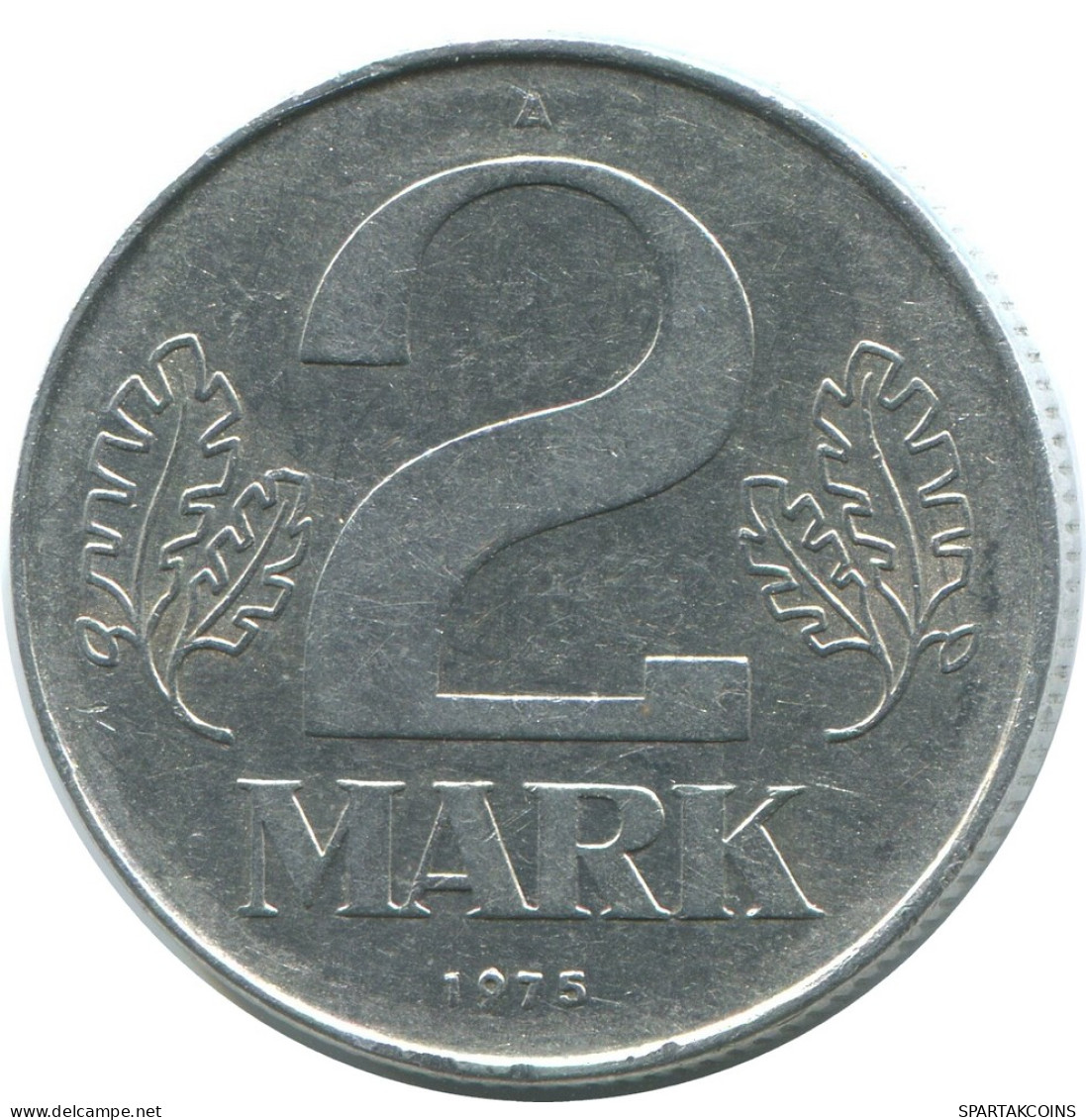 2 MARK 1975 A DDR EAST ALEMANIA Moneda GERMANY #AE130.E - 2 Mark