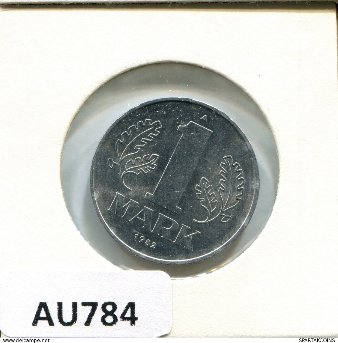 1 MARK 1982 A DDR EAST ALEMANIA Moneda GERMANY #AU784.E - 1 Marco