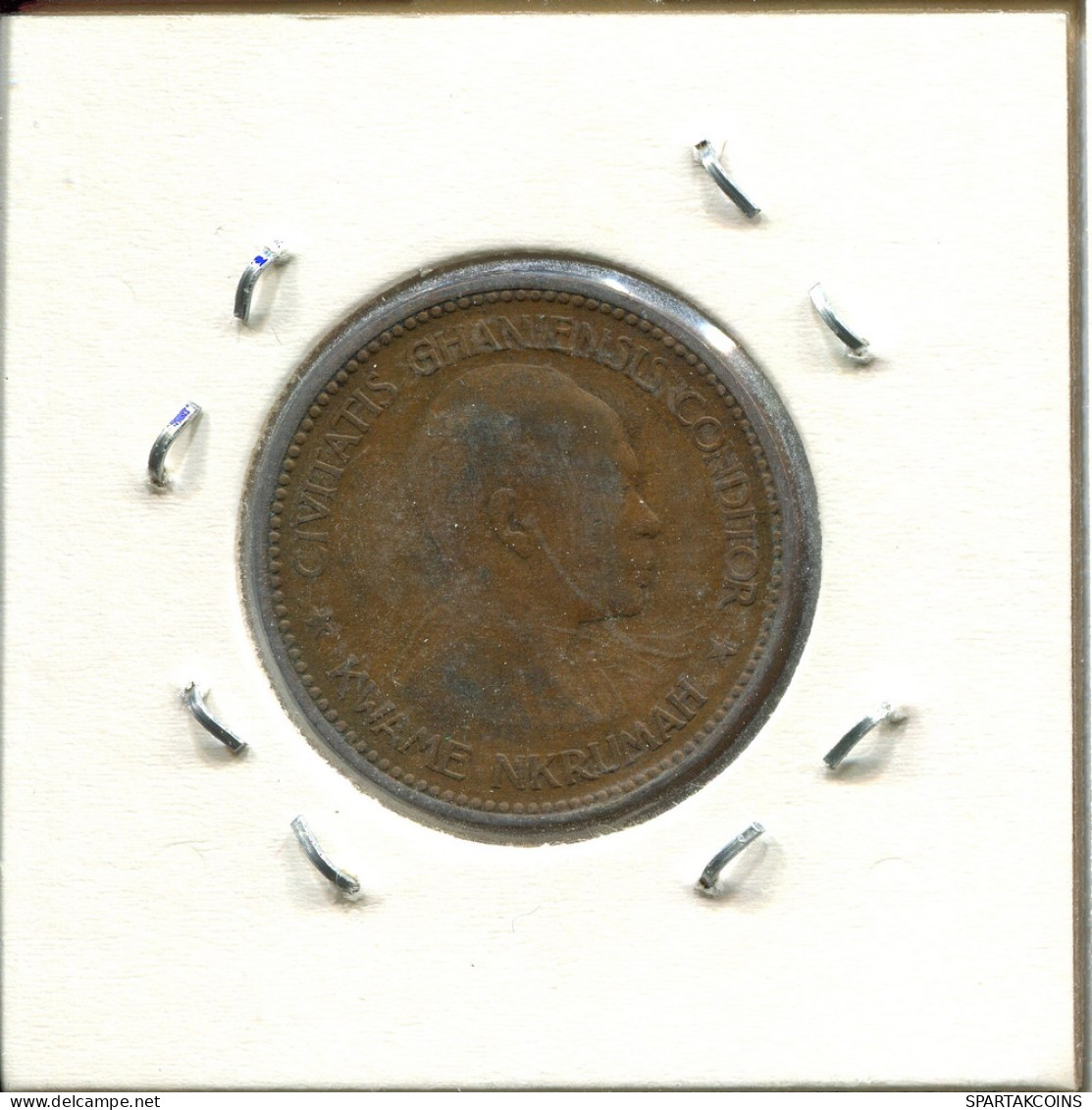 1 PENNY 1958 GHANA Moneda #AS367.E - Ghana