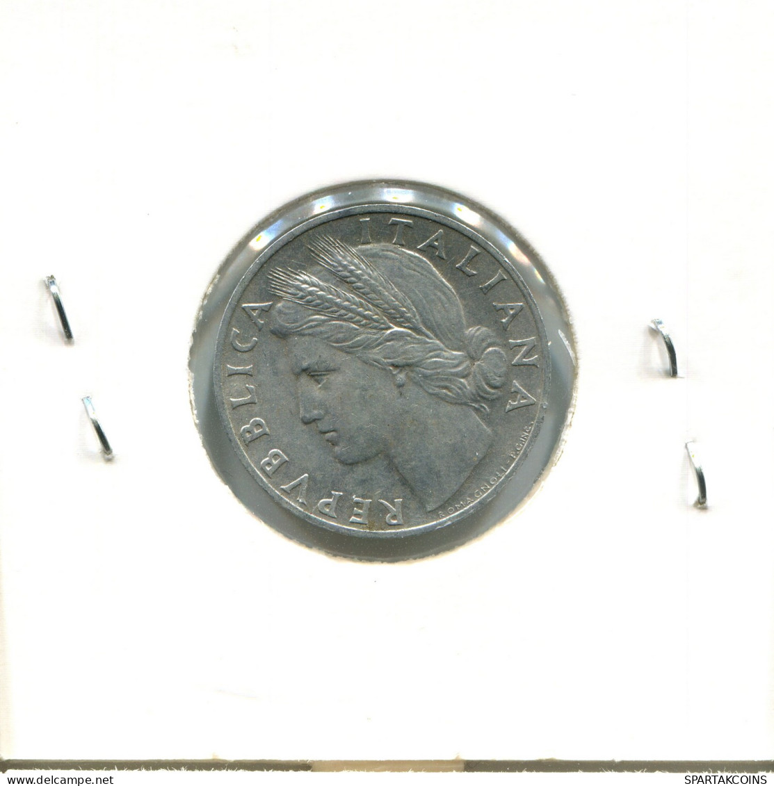 1 LIRA 1948 ITALIA ITALY Moneda #AY171.2.E - 1 Lira