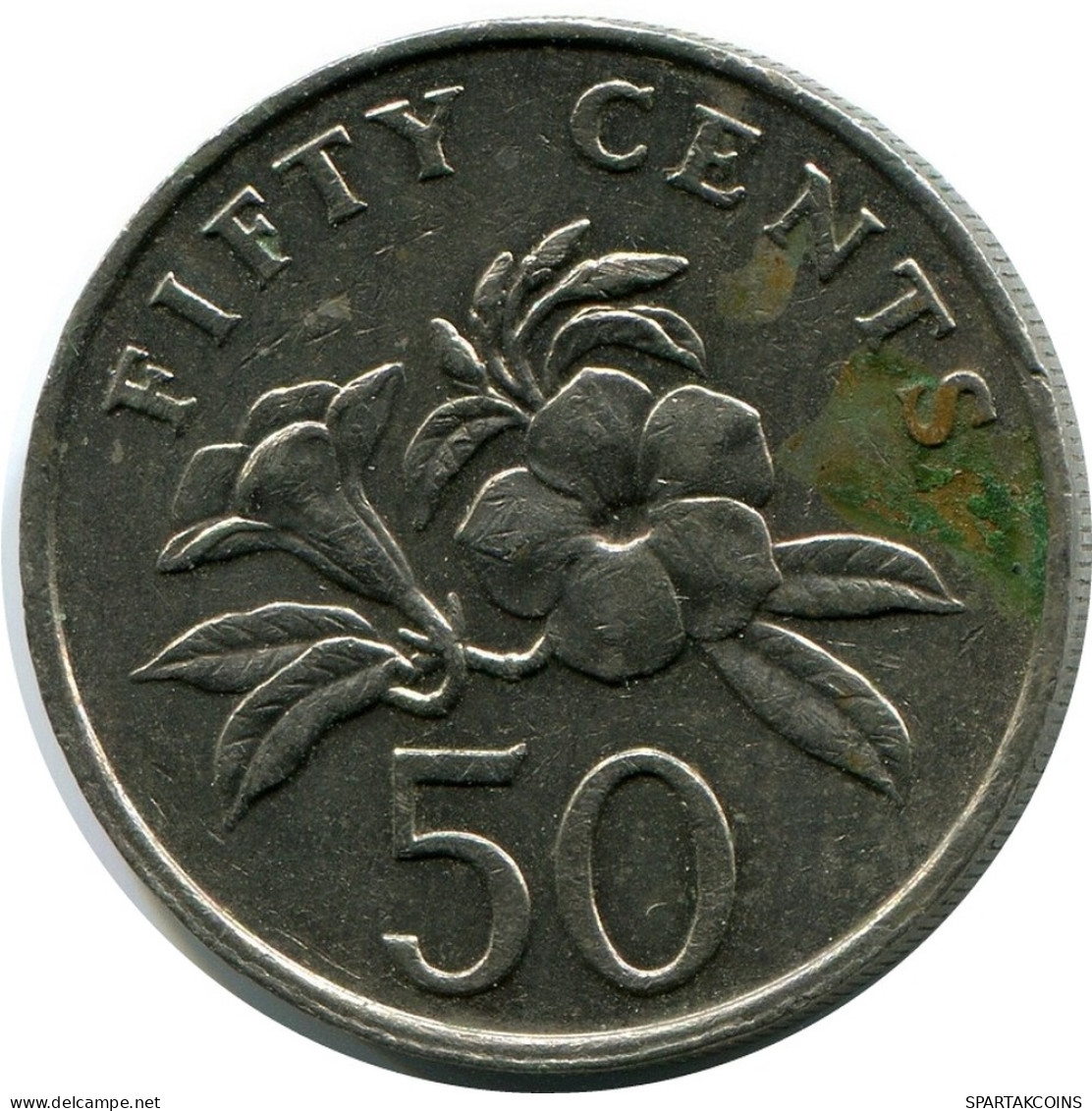 50 CENTS 1984 SINGAPUR SINGAPORE Moneda #AR160.E - Singapour