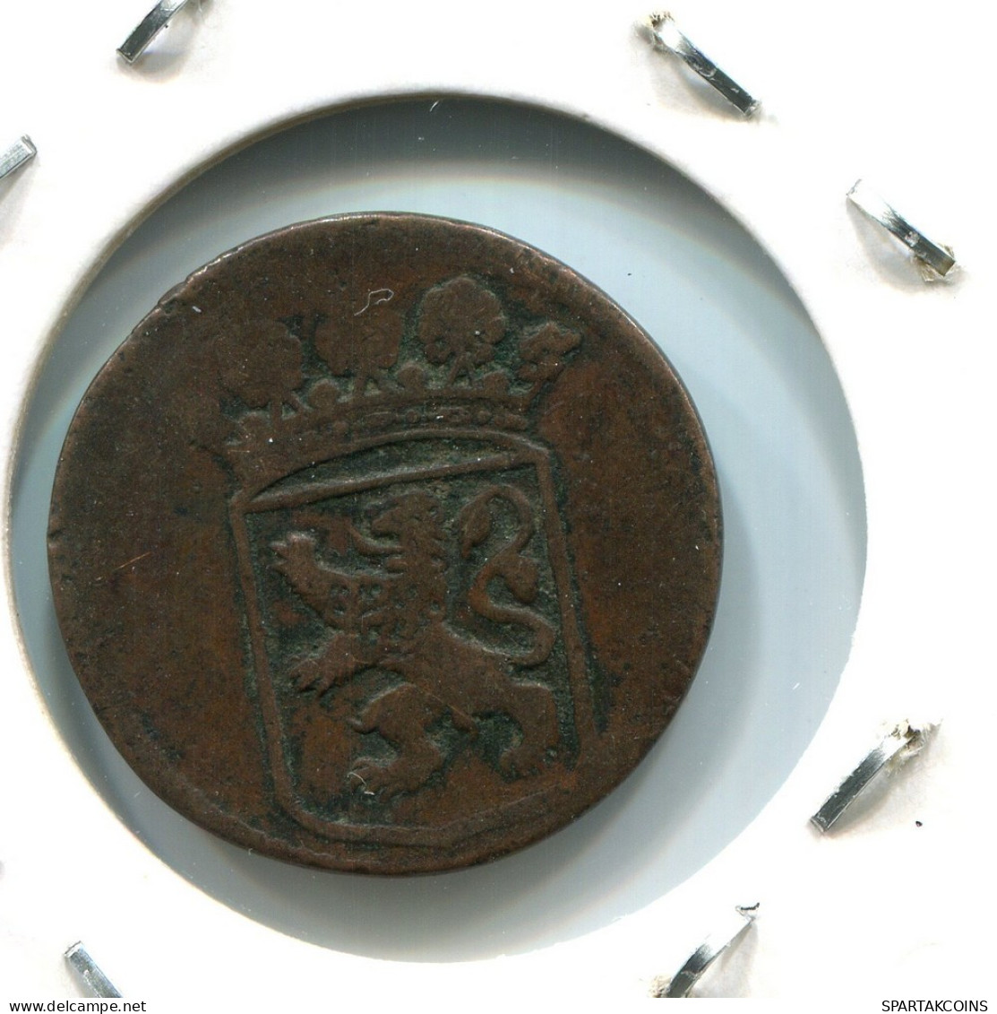 1750 HOLLAND VOC DUIT NEERLANDÉS NETHERLANDS Colonial Moneda #VOC1888.10.E - Indes Néerlandaises