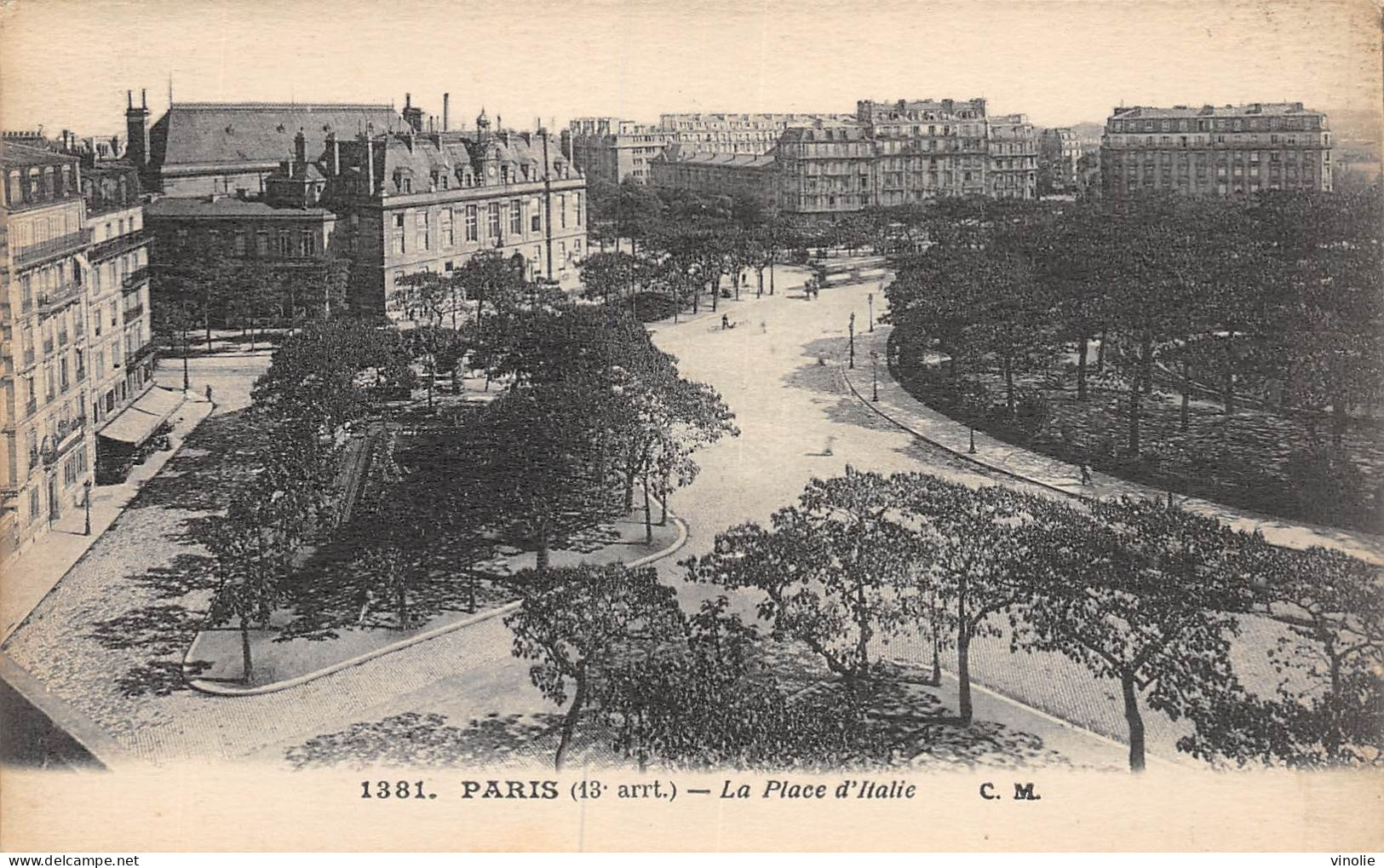 23-JK-580 :  PARIS PLACE D'ITALIE - Arrondissement: 13