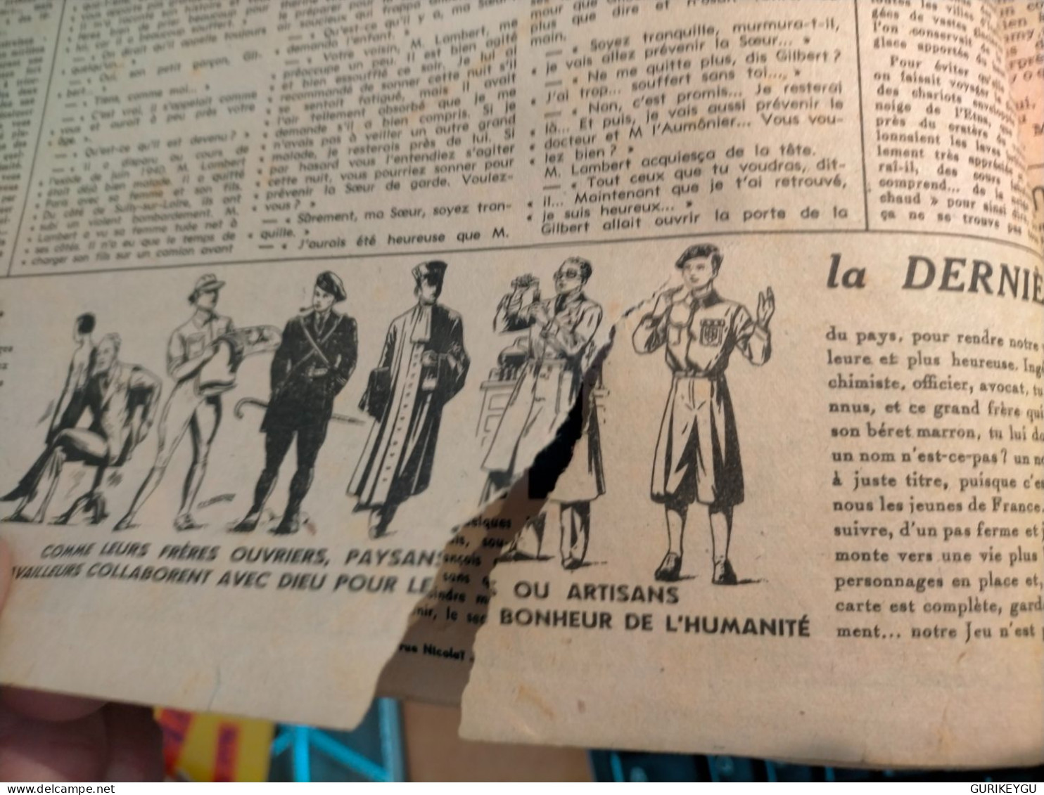 rarissime TINTIN 1942 le crabe au pince d'or reliure album COEURS VAILLANTS 2 ème semestre HERGE cote BDM 350€