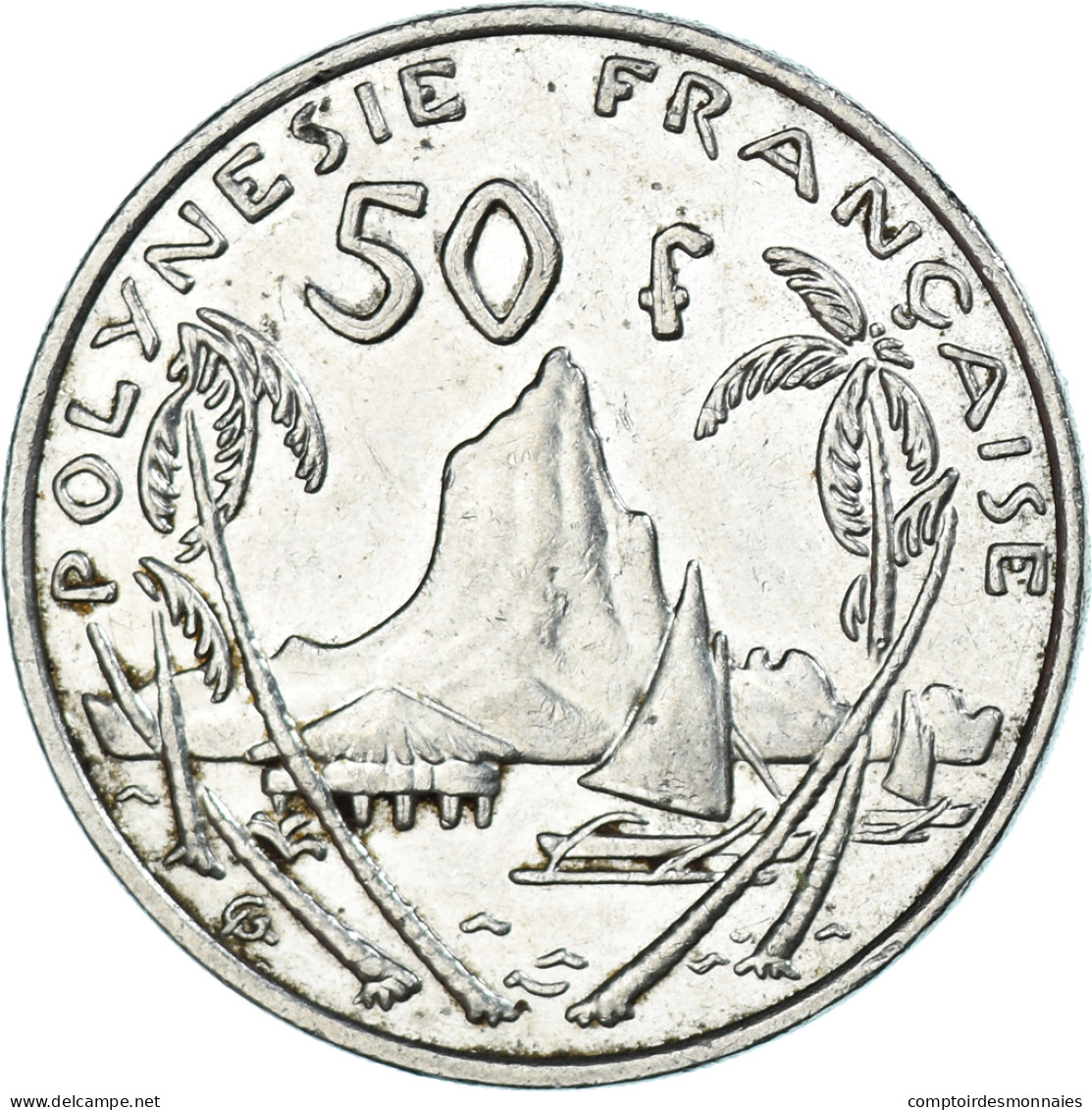 Monnaie, Polynésie Française, 50 Francs, 2005, Paris, TTB+, Nickel, KM:13 - Frans-Polynesië