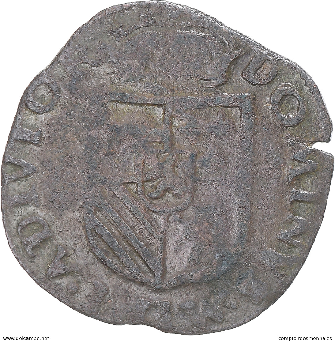 Monnaie, Pays-Bas Espagnols, Philippe II, Liard, 1589, Maastricht, TB+, Cuivre - …-1795 : Periodo Antiguo