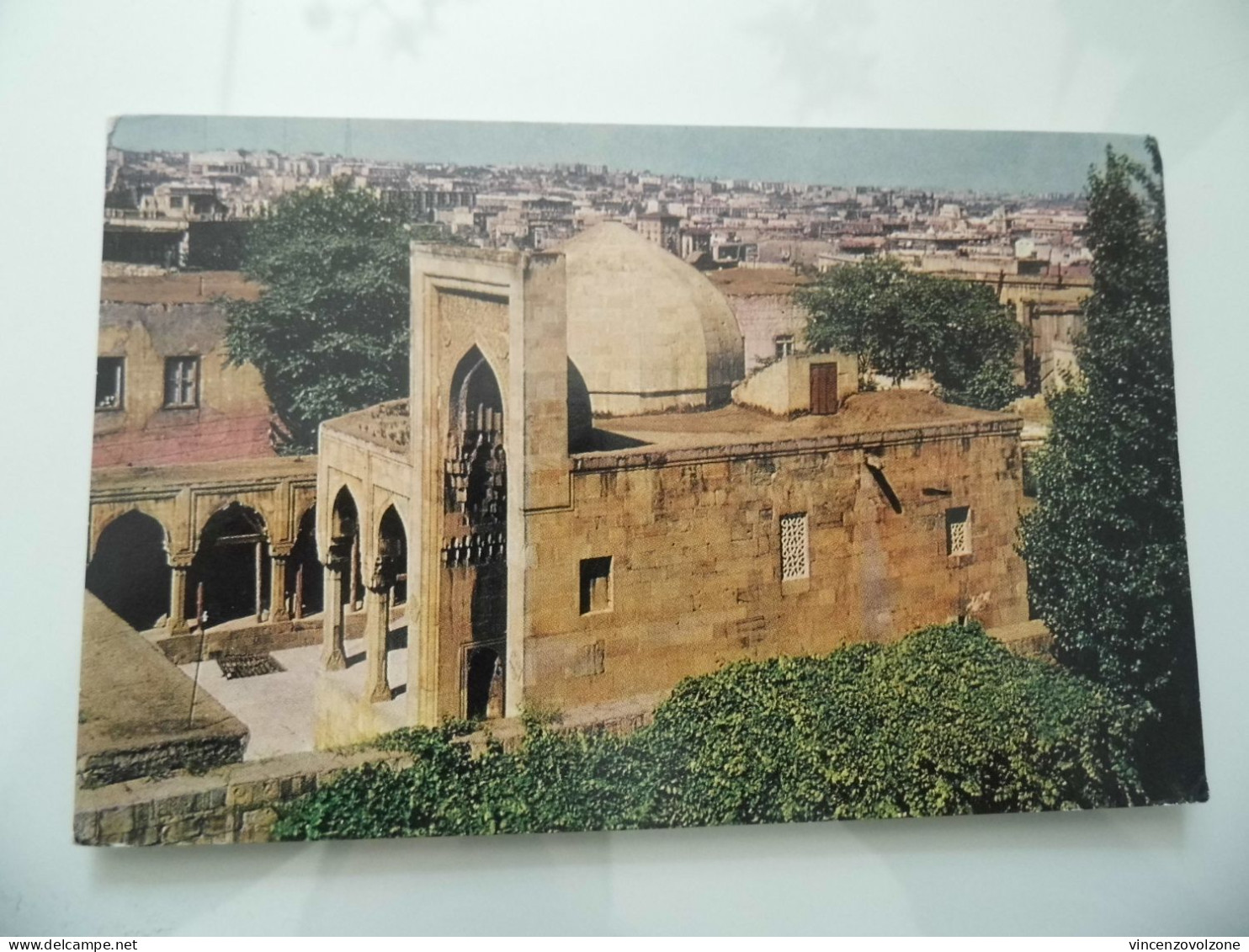 Cartolina  Russa "BAKU The Shirvanshah Palace. The Court Yard Inside The Palace. Genera View" 1967 - Azerbaigian