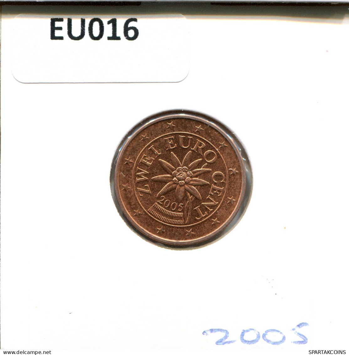 2 EURO CENTS 2005 AUTRICHE AUSTRIA Pièce #EU016.F - Autriche