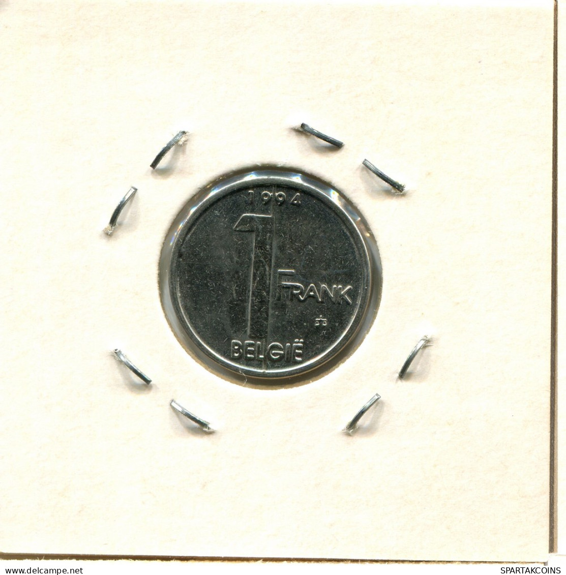 1 FRANC 1994 DUTCH Text BELGIQUE BELGIUM Pièce #BA553.F - 1 Frank