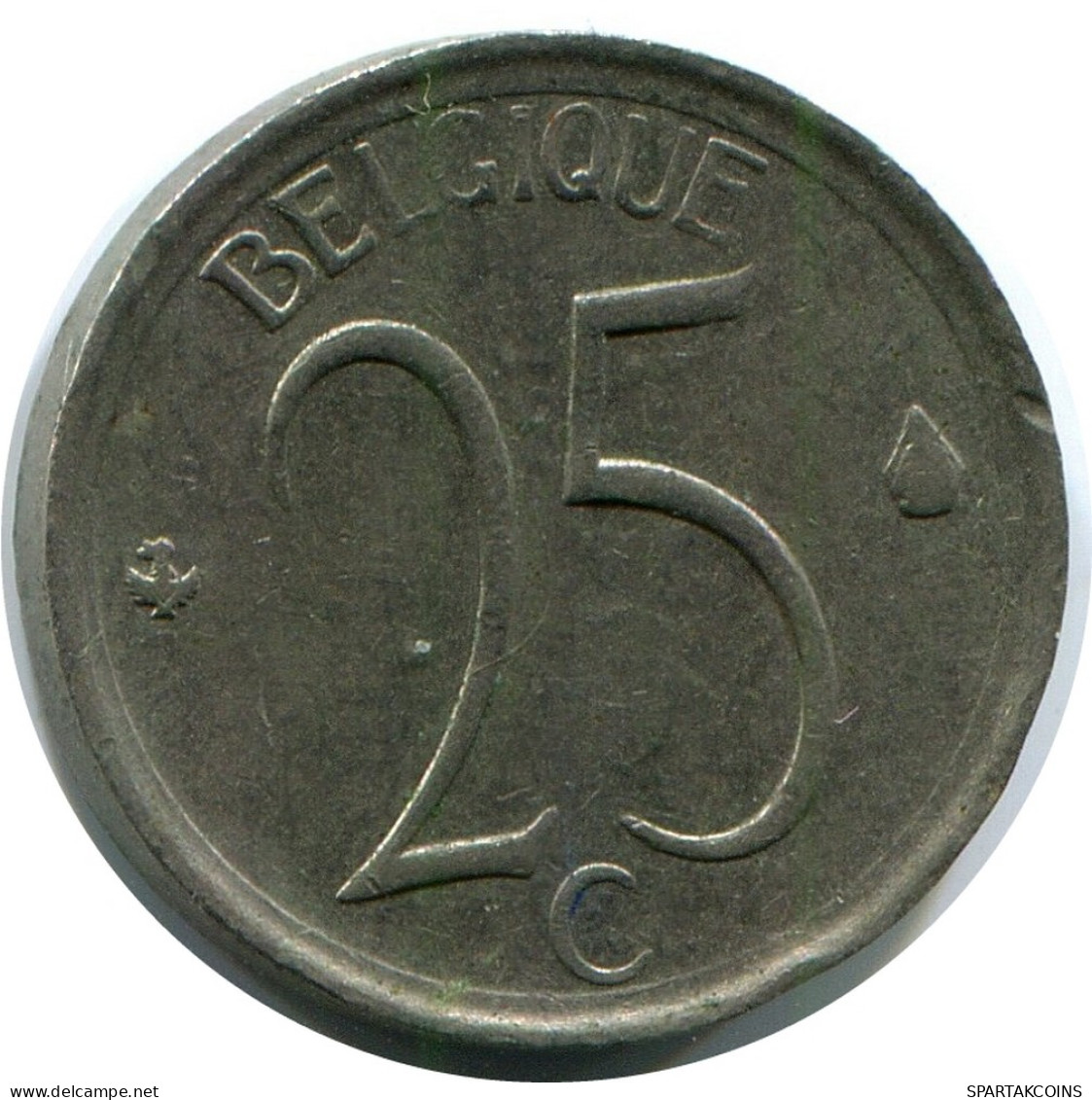 25 CENTIMES 1964 BELGIQUE BELGIUM Pièce #AH834.1.F - 25 Cent