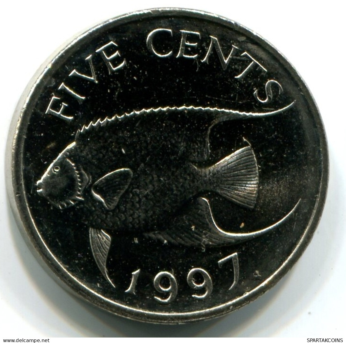 5 CENT 1997 BERMUDES BERMUDA Pièce UNC #W11322.F - Bermudas