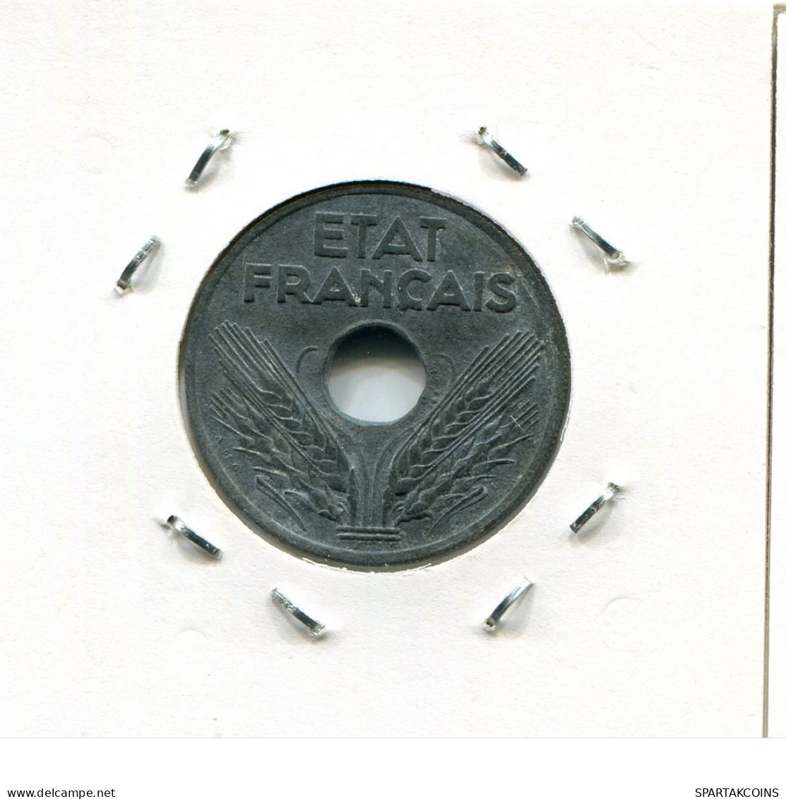 20 CENTIMES 1942 FRANCE Pièce Française #AN162.F - 50 Centimes