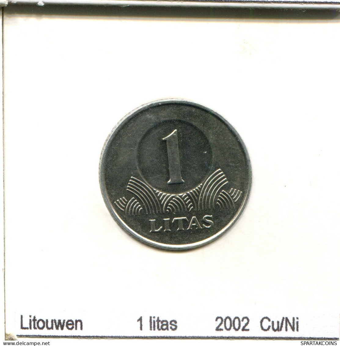 1 LITAS 2002 LITUANIE LITHUANIA Pièce #AS699.F - Lituania