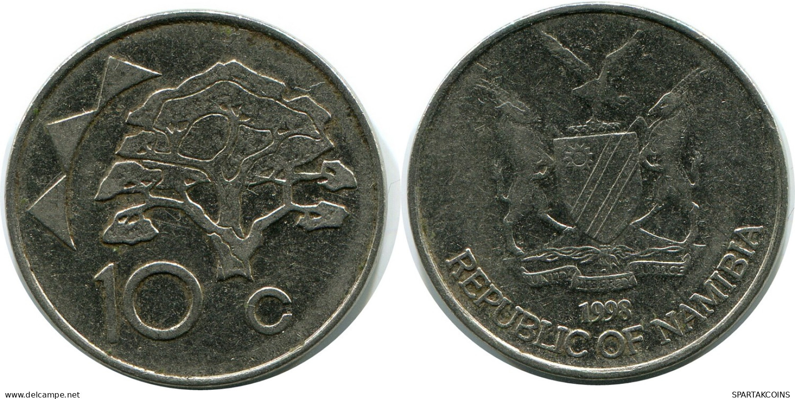 10 DOLLARS 1998 NAMIBIE NAMIBIA Pièce #AP913.F - Namibie