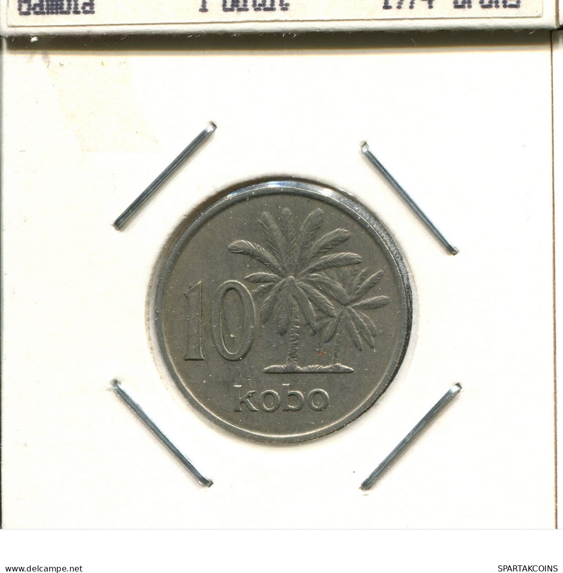 10 KOBO 1973 NIGERIA Pièce #AS392.F - Nigeria