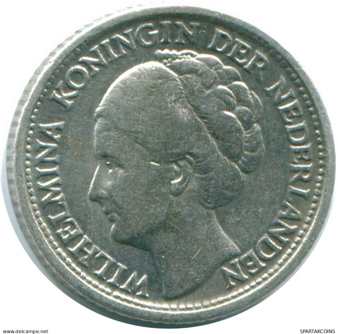 1/4 GULDEN 1944 CURACAO Netherlands SILVER Colonial Coin #NL10572.4.U - Curacao