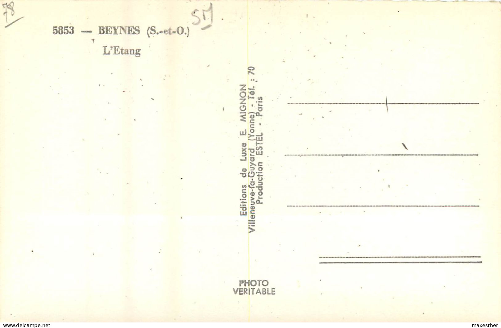 BEYNES L'étang - SM - Beynes