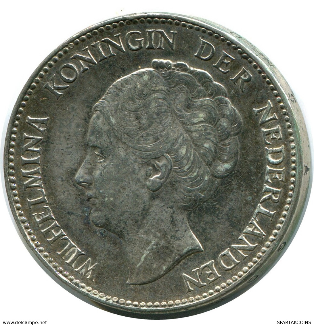 1 GULDEN 1939 NETHERLANDS SILVER Coin #AR934.U - 1 Gulden