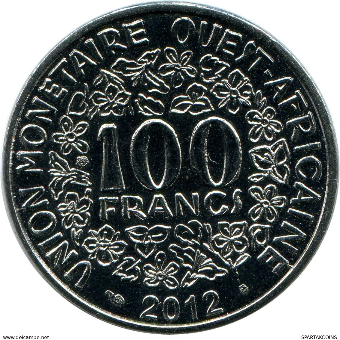 100 FRANCS 2012 WESTERN AFRICAN STATES Coin #AP962.U - Other - Africa