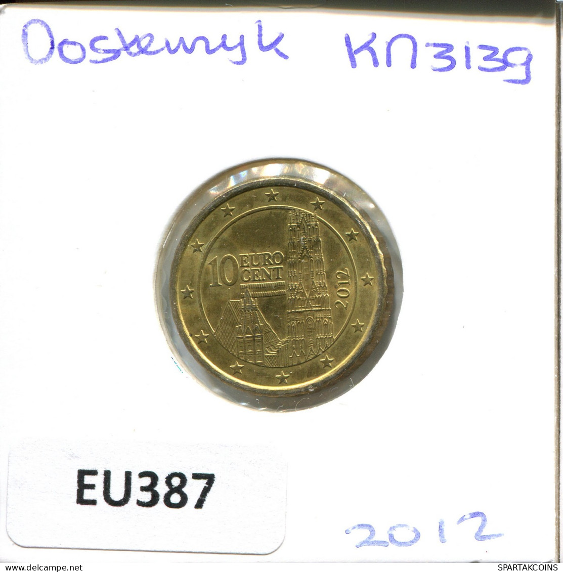 10 EURO CENTS 2012 AUSTRIA Coin #EU387.U - Autriche
