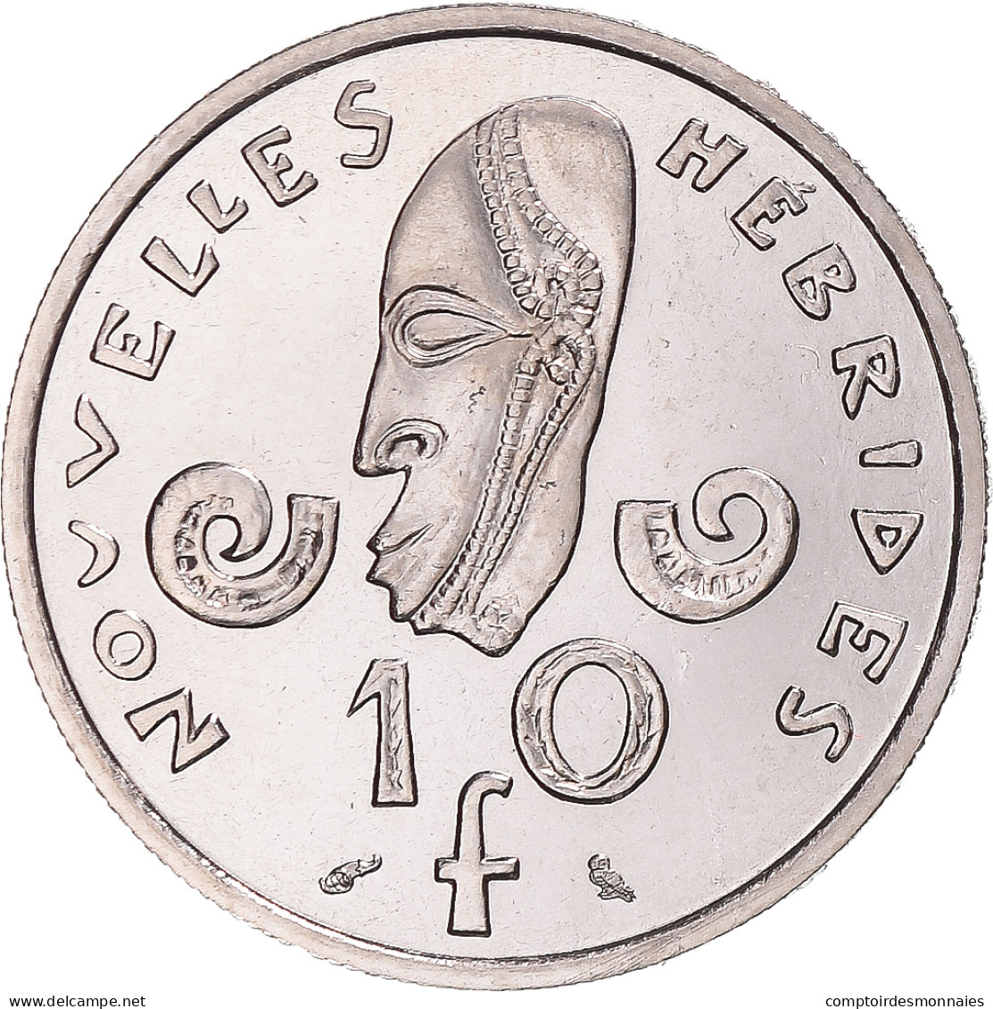 Monnaie, Condominium Des Nouvelles-Hébrides, 10 Francs, 1967, Paris, ESSAI - Vanuatu