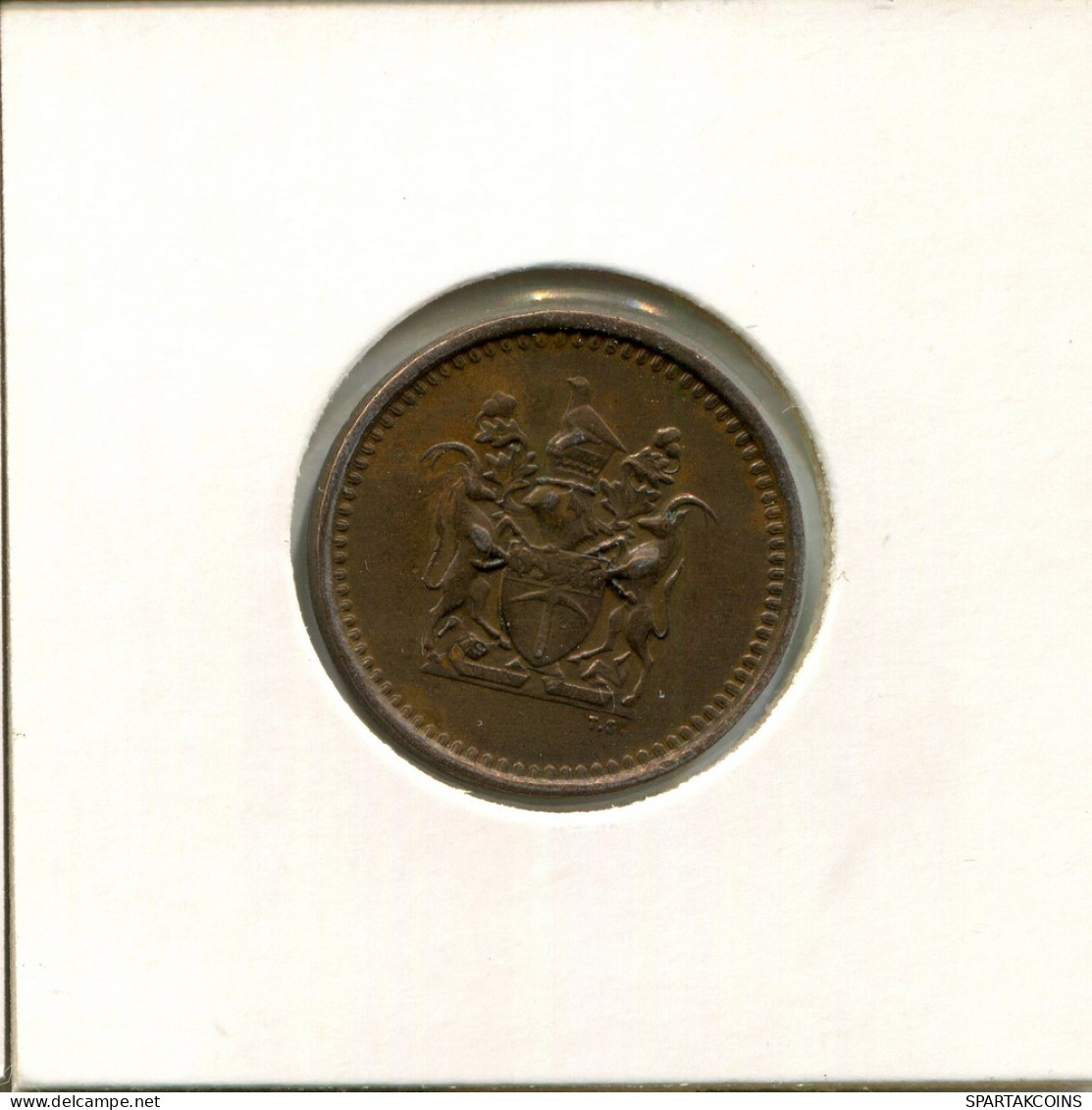 1 CENT 1976 RHODESIA ZIMBABWE Coin #AP609.2.U - Simbabwe