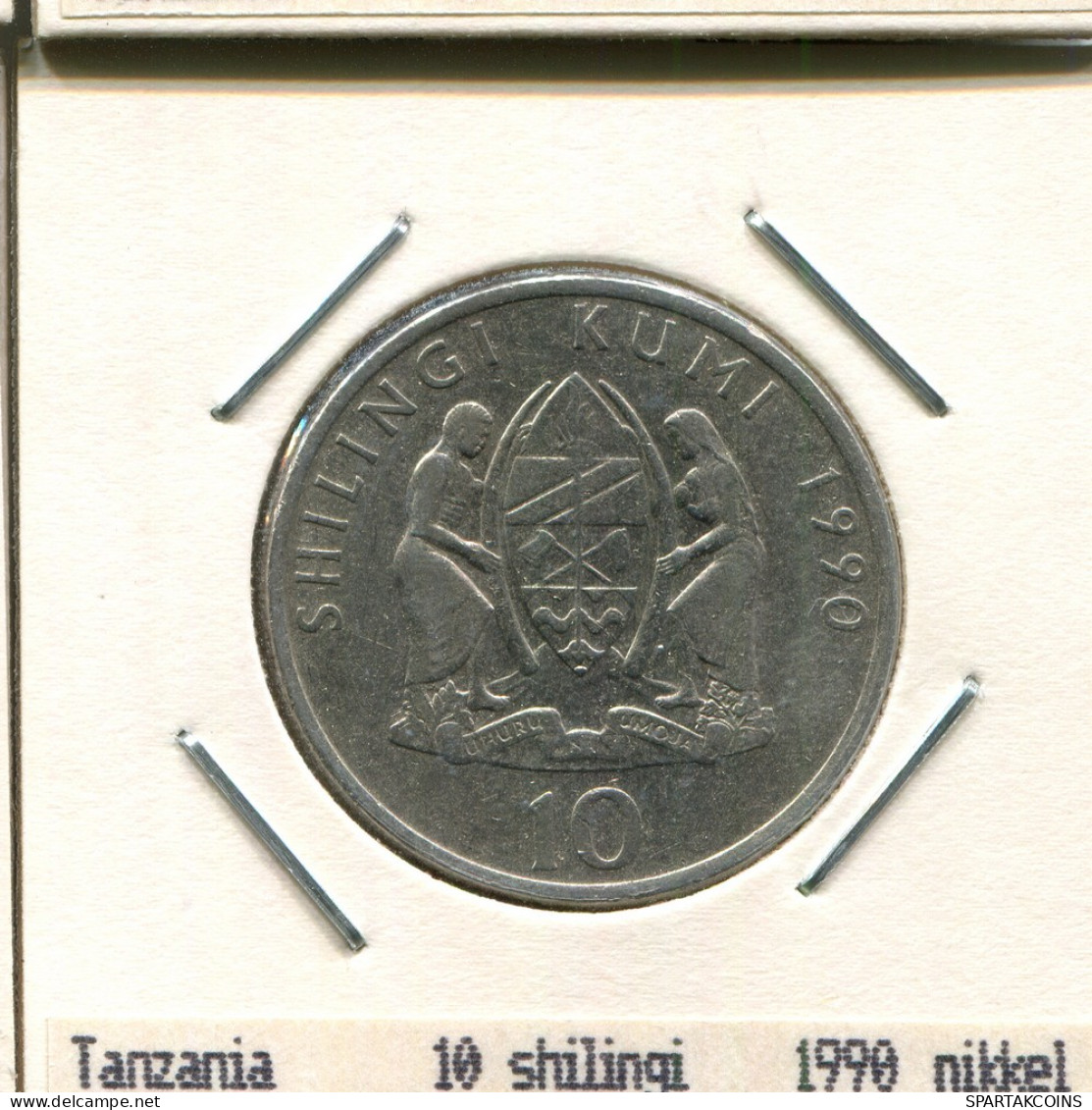 10 SHILLINGI 1990 TANZANIA Coin #AS361.U - Tanzanie