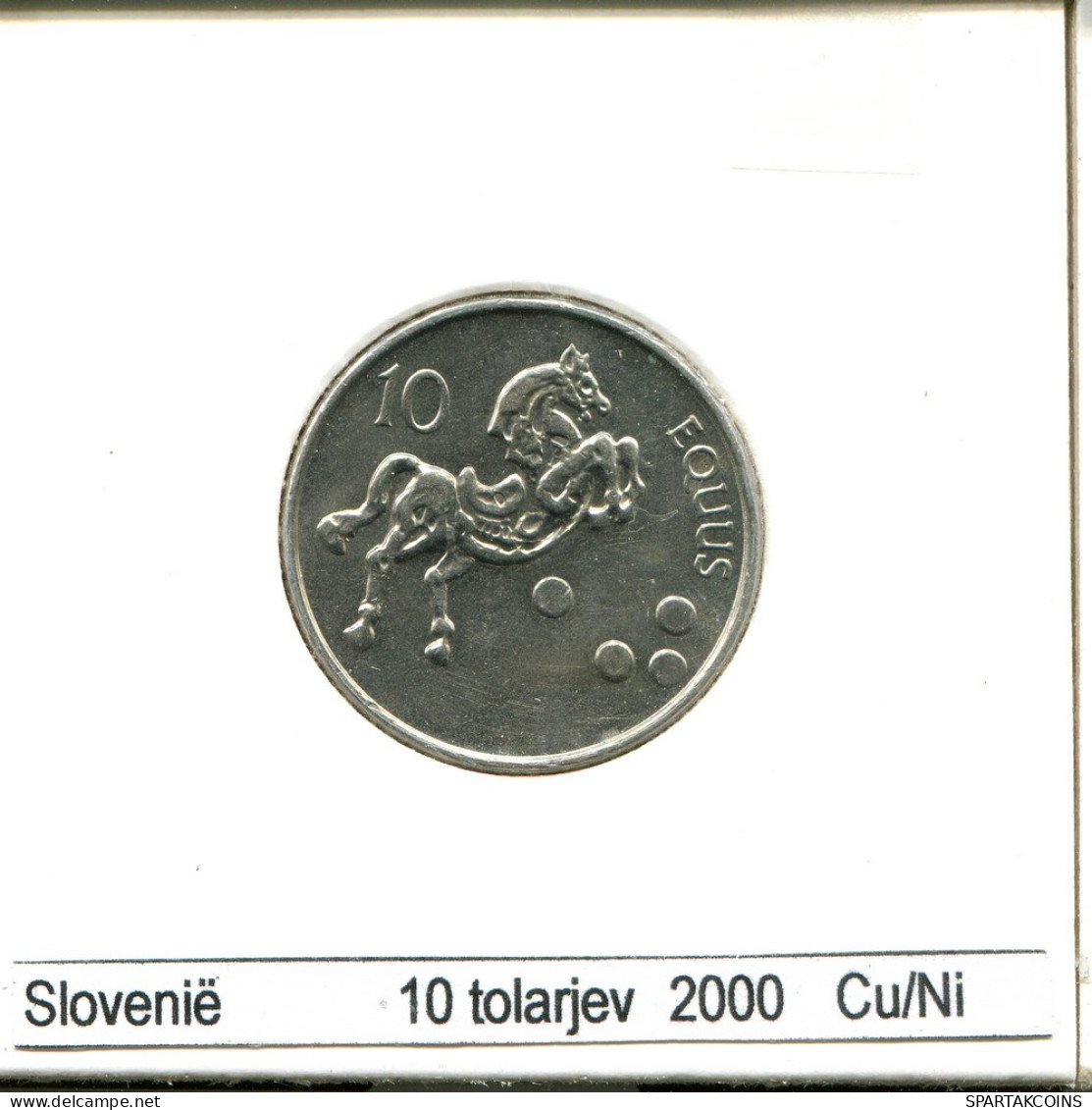 10 TOLARJEV 2000 SLOWENIEN SLOVENIA Münze #AS574.D - Slovenia