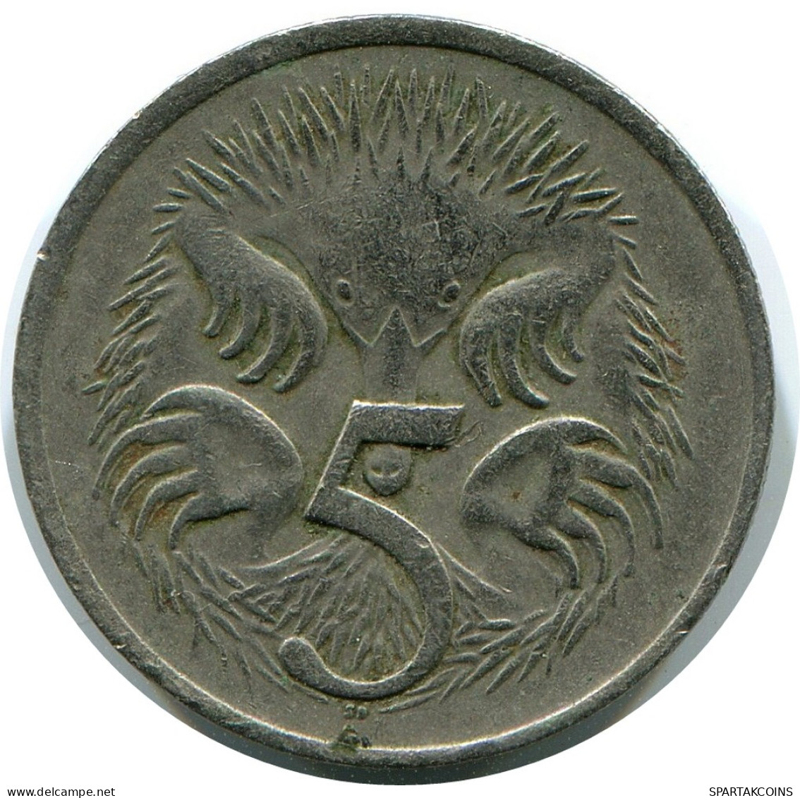 5 CENTS 1976 AUSTRALIEN AUSTRALIA Münze #AR907.D - 5 Cents