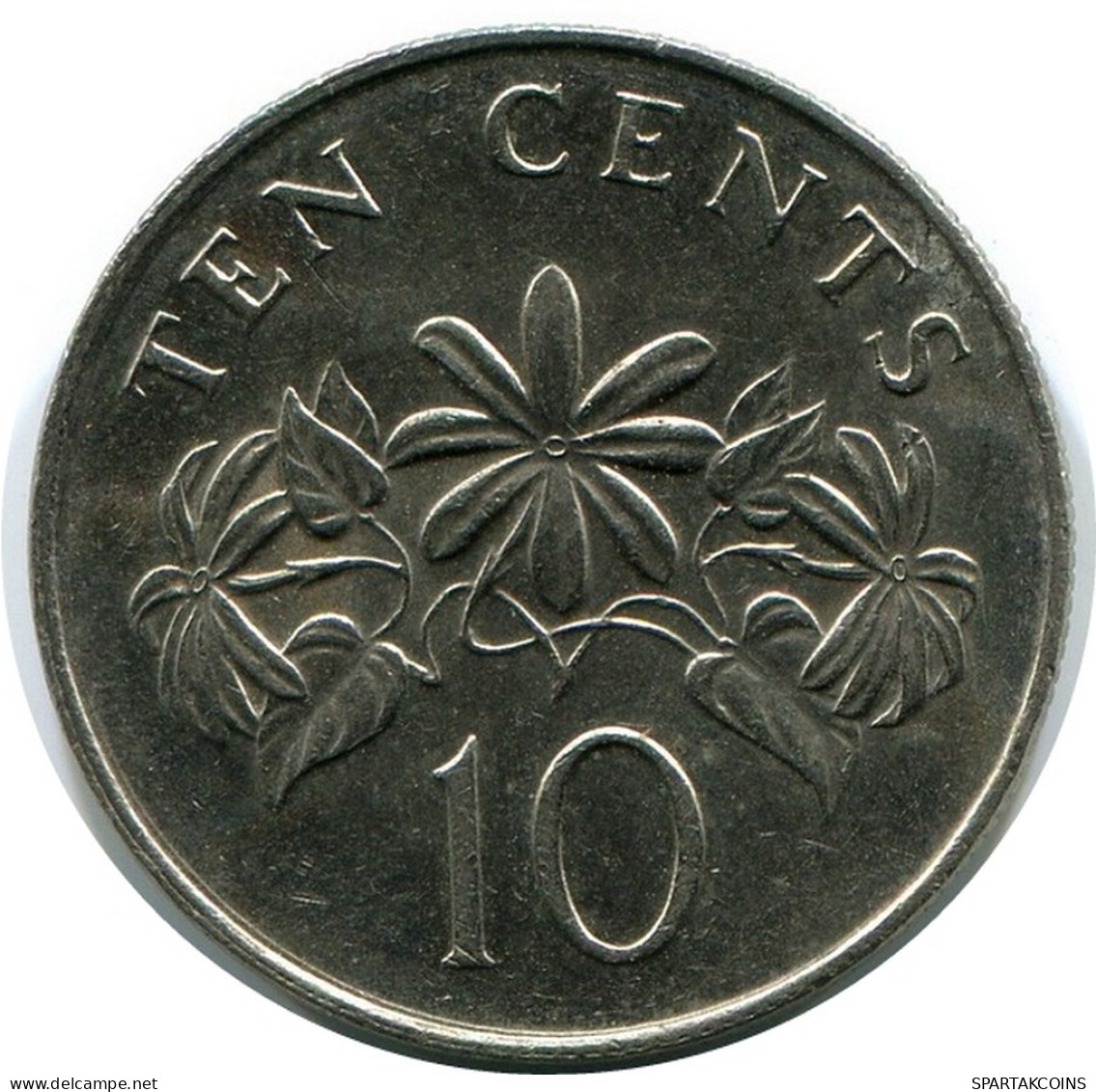 10 CENTS 1987 SINGAPUR SINGAPORE Münze #AR172.D - Singapour