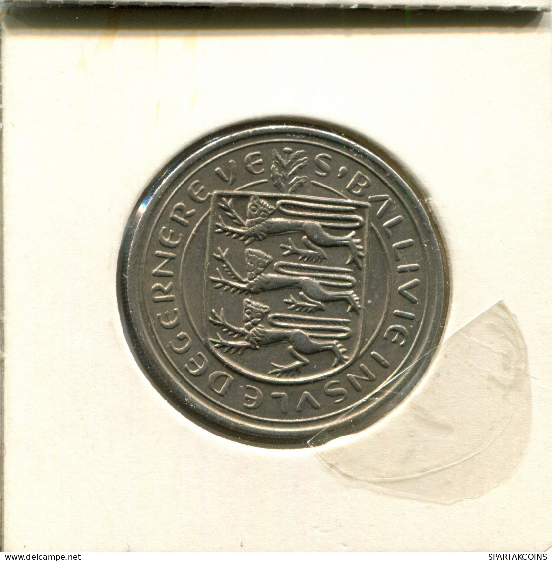 5 PENCE 1970 GUERNSEY Münze #AX070.D - Guernesey