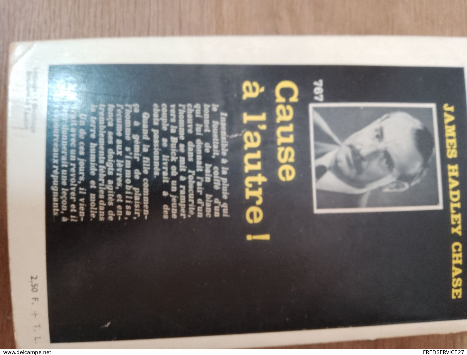 93 //  CAUSE A L'AUTRE ! / JAMES HADLEY CHASE - Roman Noir