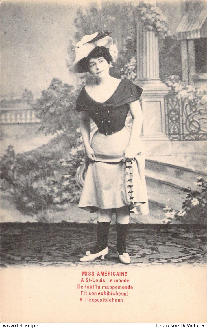 CELEBRITES - Miss AMERICAINE à Saint Louis - Carte Postale Ancienne - Other & Unclassified
