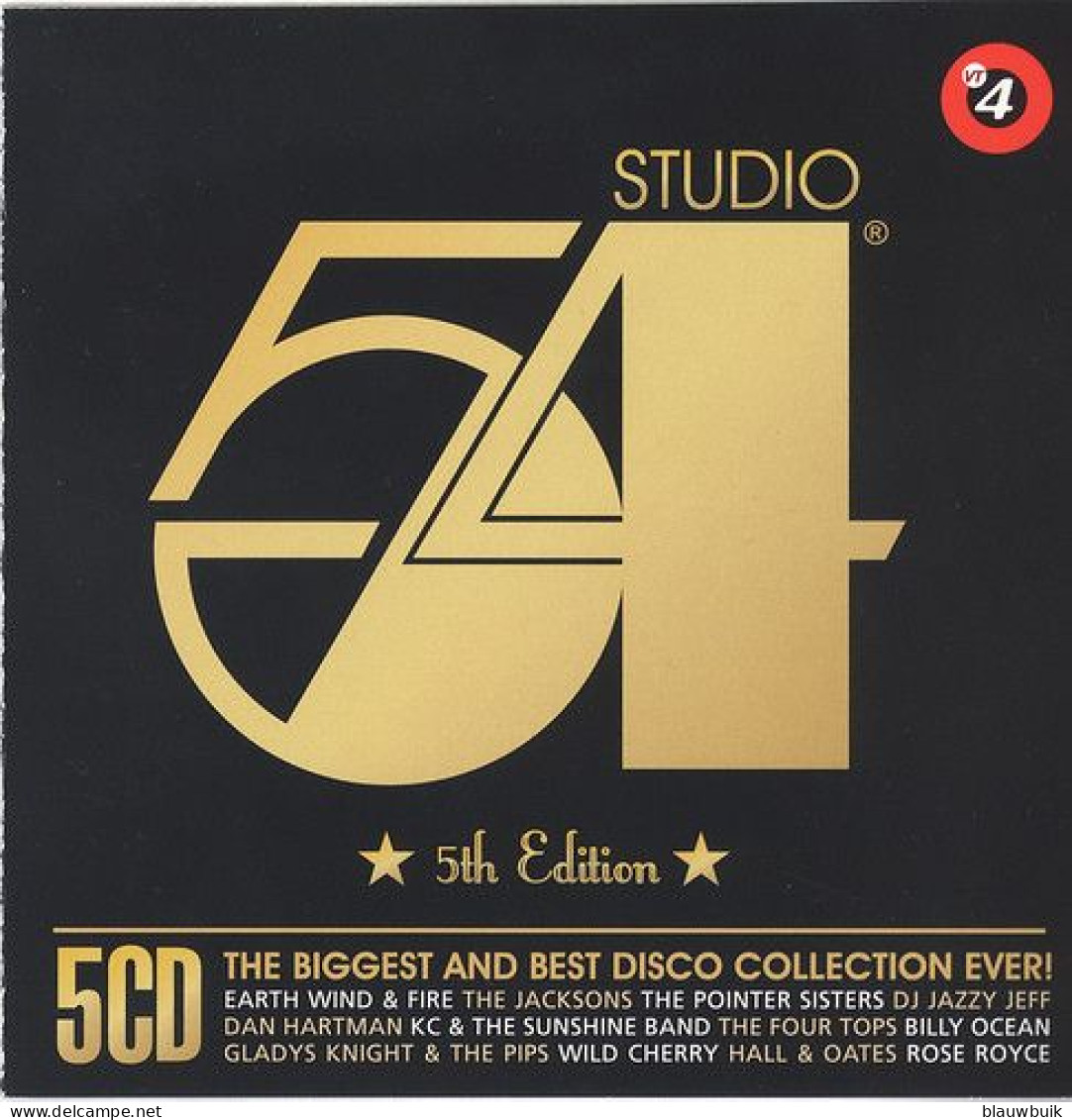 5x CD Studio 54 *5th Edition* - The Biggest And Best Disco Collection Ever! - Other - English Music