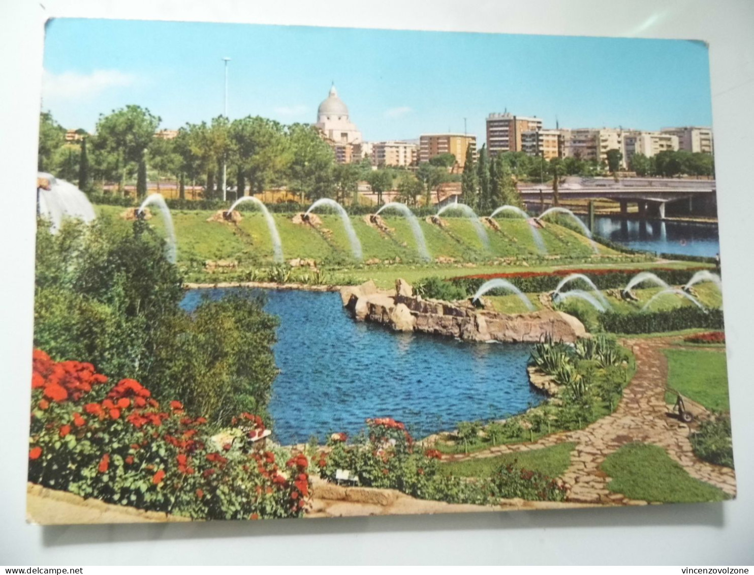 Cartolina "ROMA EUR Il Lago" - Parques & Jardines