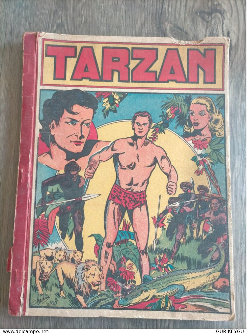 Rarissime TARZAN Reliure Album 1948 N°100.101.102.103.104.105.106.107.108.109.110.111.112.113.114 TOM MIX Robin Des Bois - Tarzan