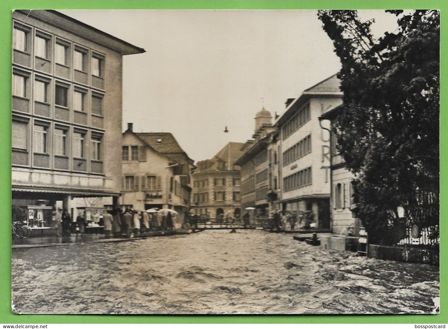 Langenthal Bei Hochwasser - Bahnhofstrasse - Suisse - Langenthal