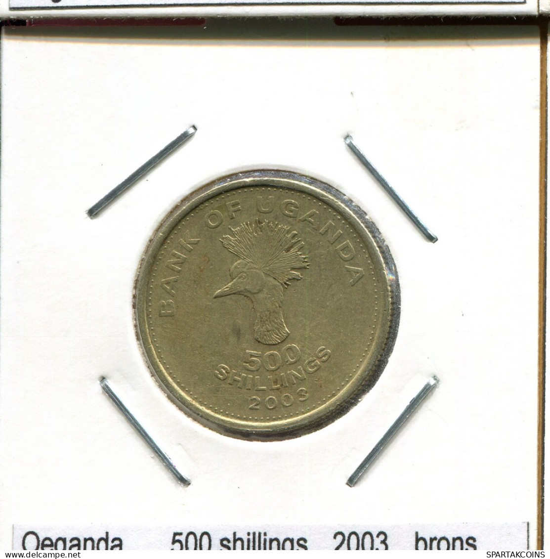 500 SHILLINGS 2003 UGANDA Münze #AS343.D - Oeganda
