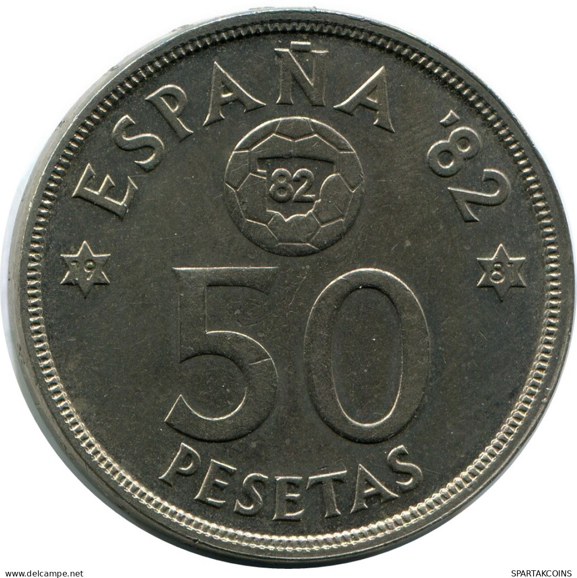 50 PESETAS 1980 SPANIEN SPAIN Münze #AR188.D - 50 Pesetas
