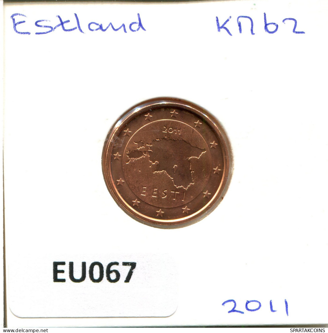 2 EURO CENTS 2011 ESTLAND ESTONIA Münze #EU067.D - Estonia