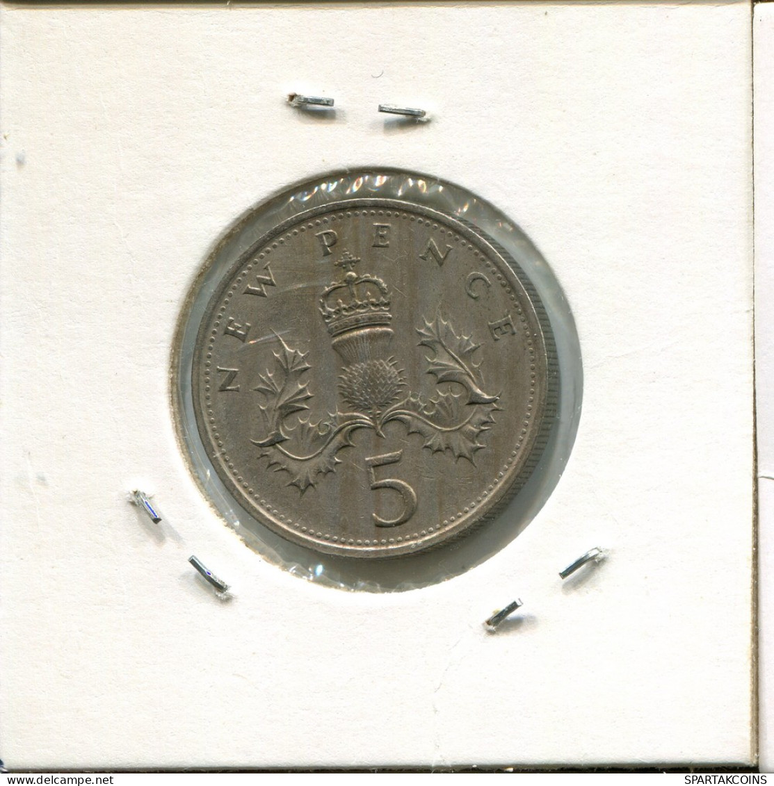 5 NEW PENCE 1980 UK GROßBRITANNIEN GREAT BRITAIN Münze #AN537.D - 5 Pence & 5 New Pence